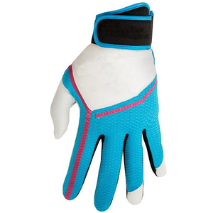2026 Custom Logo Adult Pitcher <b>Gloves</b> Full-Size Regular <b>Baseball</b> <b>Gloves</b> in White and Blue Made in Pakistan Leather Material - Product Image 4