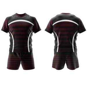 Maillot de rugby durable anti-boulochage, qualité supérieure, prix avantageux, meilleur matériau, anti-UV, fabrication en usine, meilleur maillot de rugby. - Product Image 1