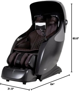 Fauteuil de massage corps entier zéro gravité avec commande vocale IA, modes Bluetooth, étirements yoga, rouleaux pour les pieds et airbags - Product Image 2