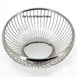 Panier de rangement en métal multifonction, panier en fil métallique pour la cuisine, panier à légumes, panier de rangement pour fruits - Product Image 4