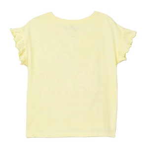 Camiseta con estampado de algodón 100% personalizado para niños, nuevo diseño de manga corta para niñas, estilo informal, servicio OEM disponible - Product Image 5