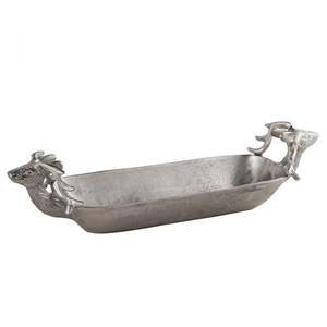Luxury Stag Head Wooden Ice Bucket Rustic Reindeer Antler Handle <b>Wine</b> Chiller Handcrafted Wood & Brass Metal Champagne Tub for - Product Image 4