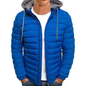Veste d'hiver matelassée à capuche de marque de créateur, grande taille, pour hommes - Product Image 1