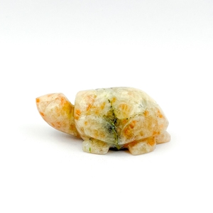 Natural Sunstone Tortoise Carving Orange Sunstone Turtle Healing Crystal For Reiki Feng Shui Decor Wholesale - Product Image 1