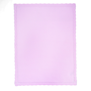 Knitted <b>Throw</b> <b>Blanket</b> Solid Color Rectangular 100% Cotton Folded Simple Style Four Seasons Home Use Lilac - Product Image 4