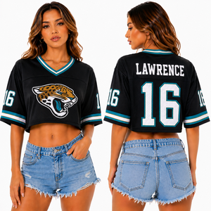 Camiseta de Fútbol Corta para Mujer, Personalizada con Logotipo del Equipo, Nombre y Número Bordados en la Parte Delantera, Malla Transpirable, Oferta de Proveedor al por Mayor - Product Image 3