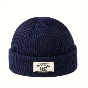 Gorros de Invierno de la Mejor Calidad con Diseño de Etiqueta Personalizada, Gorro de Invierno Tejido, Personalización Disponible - Product Image 3