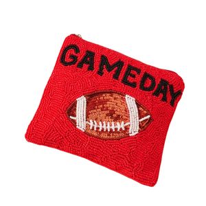 กระเป๋าใส่เหรียญประดับลูกปัดเม็ดเล็กสุดชิคทันสมัยมีลักษณะงานเย็บปักถักร้อยที่มีสไตล์กระเป๋าใส่เหรียญประดับลูกปัดทำด้วยมือที่มีดีไซน์แนวศิลปะ - Product Image 1