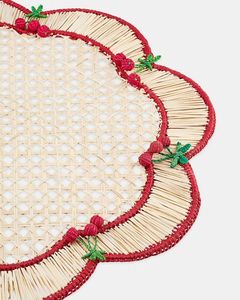 Premium Modern Boho Style Raffia Placemat Handmade Floral Table <b>Mat</b> Eco Friendly Dining Table Decor Rustic Home Accessory - Product Image 4