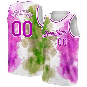Services OEM sur mesure, uniformes de basketball personnalisés confortables, imprimés lumineux, respirants, à séchage rapide, anti-humidité, pour enfants et adultes - Product Image 6