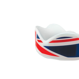 Protège-dents moderne en silicone avec motif Union Jack, équipement de sport protecteur moulable pour la boxe, léger, unisexe, pour adultes - Product Image 4