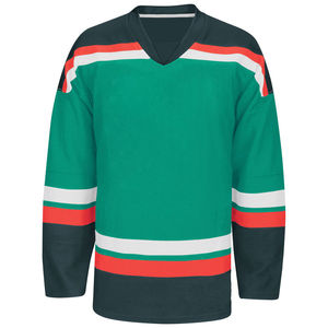 Jersey de Hockey sobre Hielo Personalizado al por Mayor para Adultos - Servicio OEM, Precio de Venta al por Mayor, Nuevo, 100% Poliéster Transpirable - Product Image 6