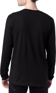 T-shirts à manches longues pour hommes 2026, 100 % coton, col rond, manches complètes, vert, prix de gros, T-shirts et sweat-shirts - Product Image 3