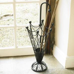 Porte-parapluie en métal contemporain, support moderne en fer pour parapluies, pour une décoration élégante de l'entrée, du couloir ou du bureau - Product Image 4