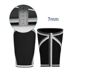 Rodilleras y coderas unisex de neopreno de alta elasticidad para gimnasio, levantamiento de pesas y lucha libre, con función térmica, equipo de protección para adultos - Product Image 3