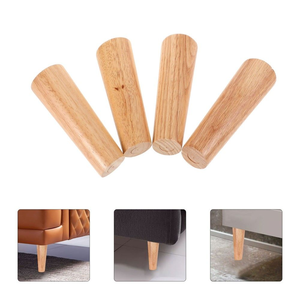 Patas de Sofá de Madera de Caucho Industriales de Fábrica Vietnamita, Fácil Instalación, Patas de Madera para Muebles, Repuestos para Camas, Armarios y Sofás - Product Image 1