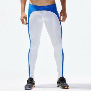 Wholesale Men's Sport Seamless Fitness <b>Tights</b> Leggings Custom Design Elastic Waist Running Comfortable Breathable - Product Image 1