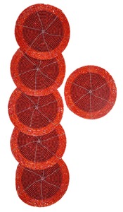 Napperon perlé fait main en gros pour Noël traditionnel, idéal pour la décoration commerciale des restaurants et Halloween - Product Image 2