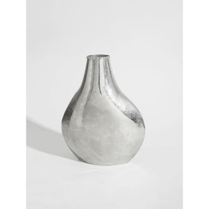 Vase à fleurs cylindrique en métal argenté au design antique pour la décoration de la table à manger à la maison, utilisation polyvalente, pot à fleurs - Product Image 6