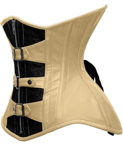 คอร์เซ็ตของผู้หญิงวินเทจชุดกระชับสัดส่วนเซ็กซี่แบบโอเวอร์บัสท์คอร์เซ็ทหนังระบายอากาศทันสมัยสำหรับขนาดใหญ่พิเศษ - Product Image 4