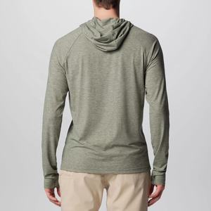 UPF50 + UV Soft Quick Dry Performance Hoodie Pesca Cómoda para hombre de manga larga de bambú spandex UV resistente a la pesca con capucha - Product Image 2