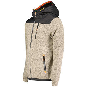 Veste en polaire personnalisée de haute qualité pour l'hiver avec tissu anti-boulochage et support pour marque privée - Product Image 2