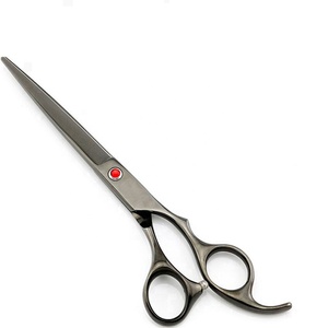 Ciseaux de coiffure au design unique, en acier inoxydable, de bonne qualité, ciseaux de barbier droits pour la coupe de cheveux - Product Image 2
