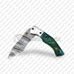 Handmade Carbon Steel Folding Knife Wood OEM Industrial Grade EDC <b>Tool</b> 7.5" Pocket <b>Camping</b> Carving Gift for Father Regal Impex - Product Image 1