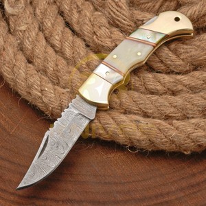 Best Selling Damascus Steel Hunting <b>Knife</b> Full Tang <b>Bone</b> <b>Handle</b> Bushcraft Survival <b>Knife</b> - Product Image 1