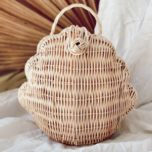 Accesorios para niñas, bolsos de ratán hechos a mano con asa, precio competitivo, cesta infantil sostenible - Product Image 5