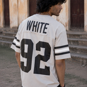 T-shirt Oversize de Luxe en Jersey de Coton Épais à Épaules Tombantes, Grammage Lourd, Haute Densité, Style Streetwear - Product Image 3