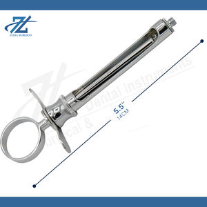 กระบอกฉีดยาแบบดูดกลับเองสำหรับงานทันตกรรม ทำจากสแตนเลสสตีล คุณภาพระดับมืออาชีพ พร้อมด้ามจับตามหลักสรีรศาสตร์ ได้รับการรับรองมาตรฐาน CE ระดับ Class I - Product Image 5