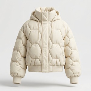 Low MOQ puffer <b>jackets</b> <b>Mens</b> fleece <b>lined</b> puffer High collar puffer Custom Puffer <b>Jacket</b> for Retail Stores - Product Image 6