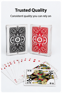 Cartes <span class=keywords><strong>à</strong></span> jouer personnalisées avec logo familial, promotionnelles, poker, 3,<span class=keywords><strong>5</strong></span> x <span class=keywords><strong>5</strong></span> pouces, sublimation, impression 4C, double face, écologiques, recyclables - Product Image 1
