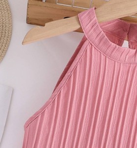 Conjunto de Ropa Infantil Otoñal Vintage para Niñas, Incluye Blusa de Manga Corta con Botones y Conjunto para Bebé Niña - Product Image 2