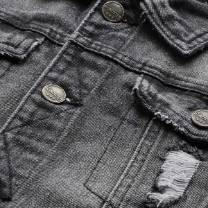 100% Cotton Denim <b>Jackets</b> Men Casual Solid Color Pocket <b>Thin</b> <b>Jacket</b> For Men Style High Quality Clothing Denim Men's <b>Jackets</b> - Product Image 6