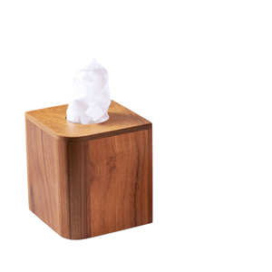 Boîte à mouchoirs en bois naturel pour comptoir de salle de bain, maison et bureau, décoration de table, en vente chez le grossiste - Product Image 4