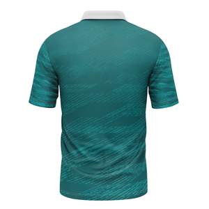 Maillot de sport personnalisé sublimé respirant à manches courtes en Spandex/Polyester, anti-humidité, pour la pratique sportive (vente en gros) - Product Image 6