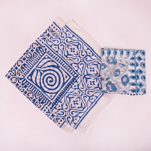 Indian Luxury Fashion Block Printed Cotton <b>Square</b> <b>Scarf</b> Bandana Unisex Colorful Wristband Handkerchief Skin-Friendly Organic - Product Image 2