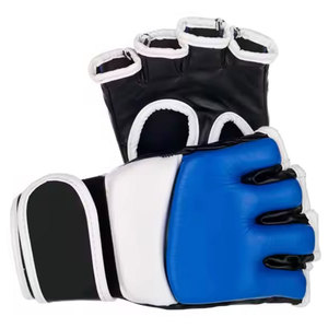 Gants d'entraînement MMA demi-doigts dorés éclatants – Finition métallique exclusive – Gants d'arts martiaux mixtes personnalisés - Product Image 1