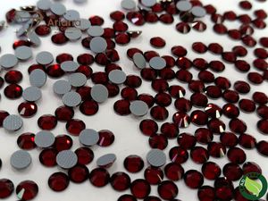 Cristales de Cristal de Vidrio Siam Red Velvet Garnet Rhinestone de Alta Calidad al por Mayor para Moda - Product Image 4