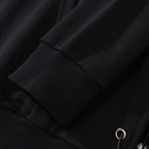 Sweat à capuche brodé en strass pour homme, best-seller en ligne pour l'hiver - Faible MOQ, 100 % coton, coupe oversize, personnalisable - Product Image 3