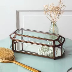 Decorative Jewelry <b>Box</b> Metal Organizer Storage Case for Rings <b>Earrings</b> Necklace Accessories - Product Image 1