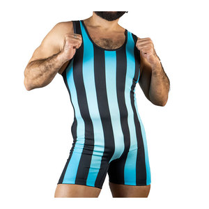Pakistan Manufactured 100% Polyester Eco-Friendly Lightweight Wrestling <b>Singlets</b> with Custom Logo High Quality Wholesale for <b>Men</b> - Product Image 1