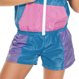 Ensemble short et veste coupe-vent pour femme, color block, léger, deux pièces, tenue de sport d'été, veste sans manches - Product Image 2