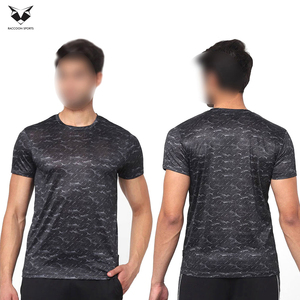 เสื้อยืดออกกำลังกายผู้ชายคอกลมทรงเข้ารูปคุณภาพสูงสุดแบบเรียบง่ายสำหรับฟิตเนสและยิม ปี 2026 รับผลิตตามสั่ง ซักเครื่องได้ ราคาขายส่ง - Product Image 5