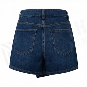 Shorts de Mezclilla para Mujer, Cintura Alta, Pantalones de Algodón, Estilo Veraniego, Moda Urbana, Color Personalizado, Diseños Únicos - Product Image 2