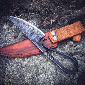 Vente en gros de couteaux utilitaires médiévaux Lady Viking en acier au carbone forgés à la main Lame Damas Application industrielle de haute qualité - Product Image 2