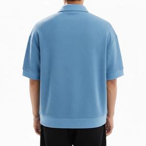 Polo de sport 100 % coton, vente en gros, nouveau polo pour homme, manches courtes, avec impression et broderie personnalisées - Product Image 6