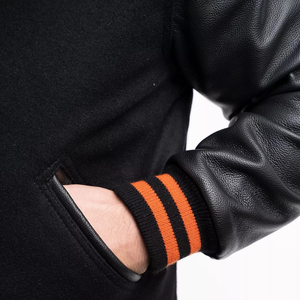 OEM Service Customizable Comfortable Regular Fitness Men Varsity <b>Jacket</b> Canvas Front Breathable Waterproof <b>Reversible</b> Winter - Product Image 4